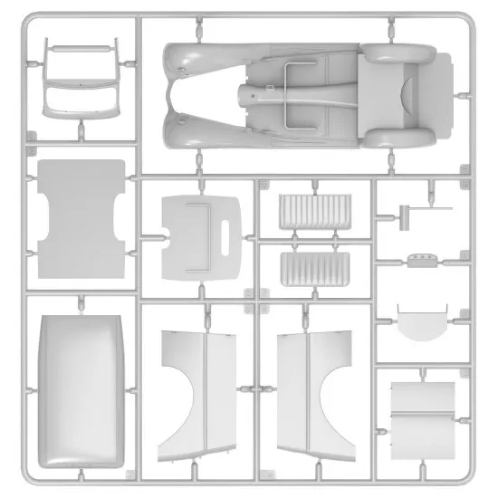 Miniart 38040 - 1/35 TYP 170V LIEFERWAGEN Plastic model kit 122 mm