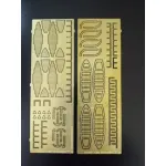 Photo-Etched for Orel 285/1 Armadillo Choctaw 1/200 Navy France, 1897