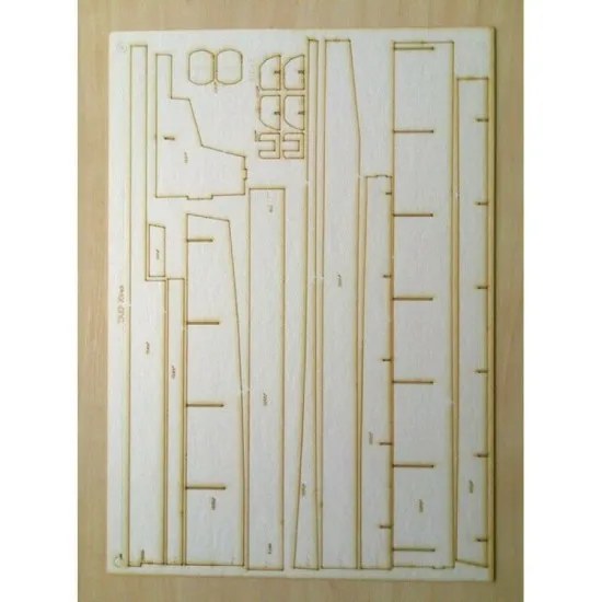 Laser Cutting for Orel 250/2 Heavy aircraft cruiser Kiev 1/200 Navy USSR 1975
