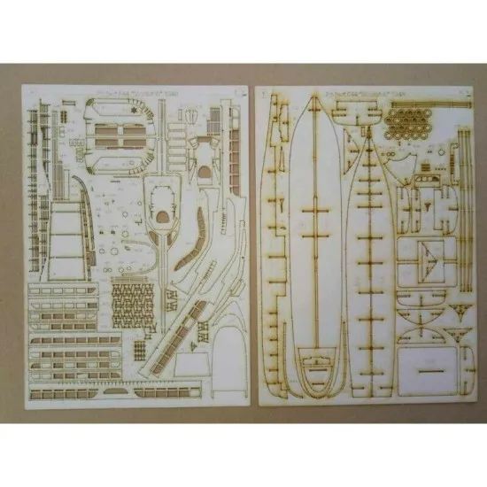 Laser Cutting for Orel 266/2 Motor ship of project 544 Moskvich 1/100 Civil Fleet USSR, 1948