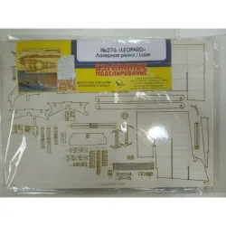 Laser Cutting for Orel 276/2 HMS battleship IV rank Leopard 1/100 Navy, United Kingdom, 1790