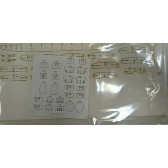 Laser Cutting for Orel 278/2 Tower gunboat Flurry 1/200 Navy, Russia, 1910