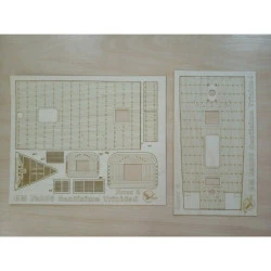 Wooden veneer decks for Orel 286/3 Battleship rank 