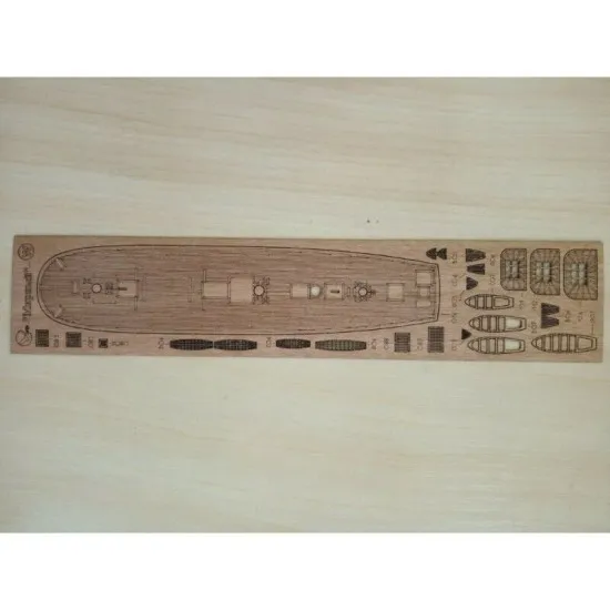 Wooden veneer decks for Orel 289/3 Sloop Mirny 1/200 Navy, Russia, 1819
