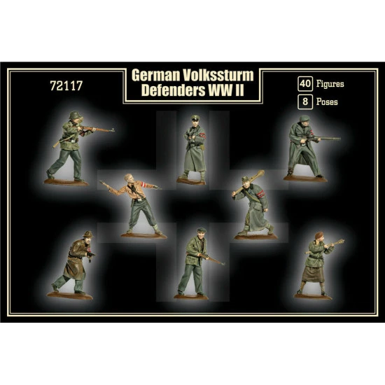 Mars Figures 72117 - 1/72 - German Volkssturm Defenders WW II 40 figures
