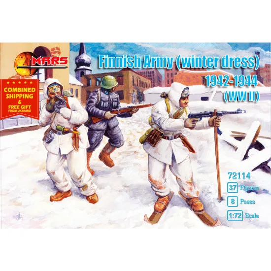 Bundle lot of 3 Mars Figures 72114 72115 72116 Russian Infantry WW II 1/72 scale