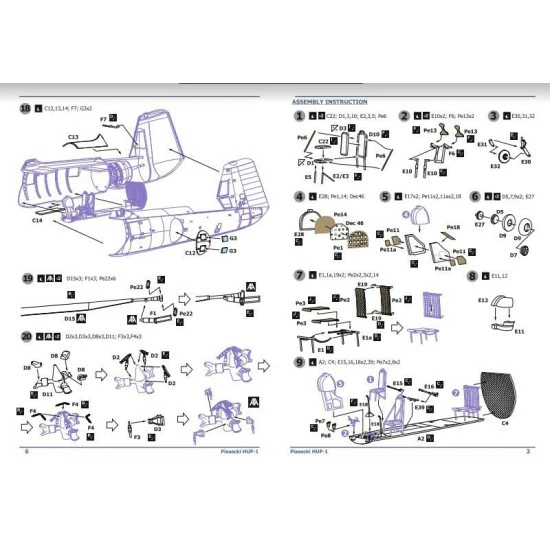 AMP 48-012 - 1/48 - Piasecki HUP-1 plastic model kit