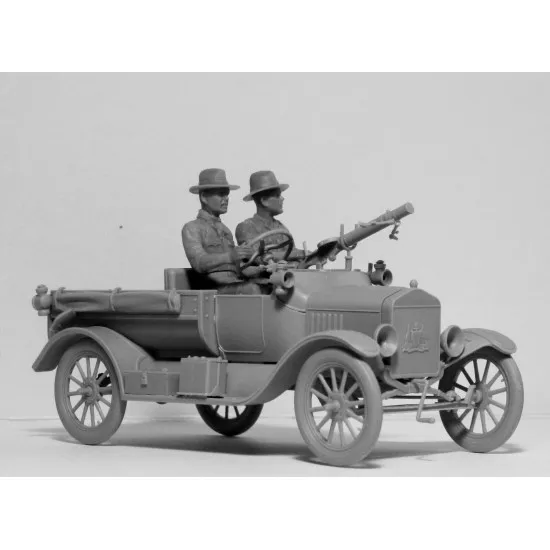ICM 35668 - 1/35 - Model T 1917 LCP with ANZAC Crew 2 figures Plastic model kit