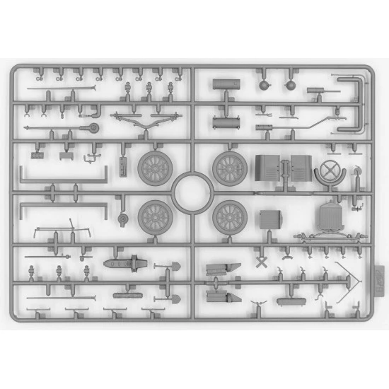 ICM 35669 - 1/35 - Model T RNAS Armoured Car Plastic model kit