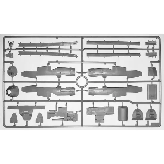 ICM 48272 - Do 217J-1/2, WWII German Night Fighter - 1/48 scale model kit 394 mm