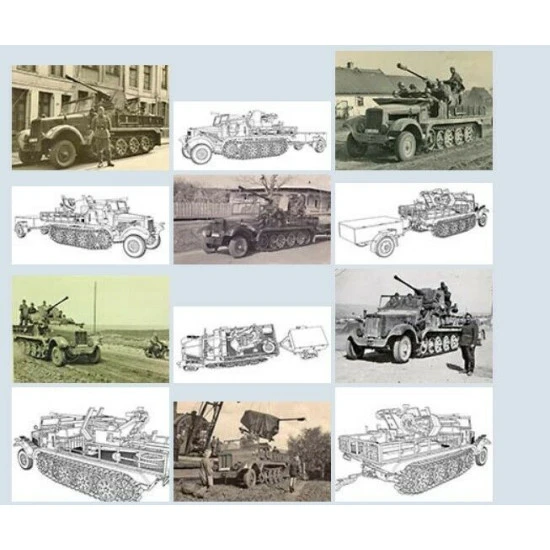 ACE 72573 - 1/72 - 3,7cm Flak 36 auf Fahrgestell mZgKw 5t Sd.Kfz.6/2