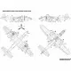 Decal for North American B-25C/D Mitchell Pin-Up Nose Art and Stencils 1/72 Scale Foxbot 72-023, Part 1