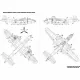 Decal for North American B-25C/D Mitchell Pin-Up Nose Art and Stencils 1/72 Scale Foxbot 72-024 Part 2