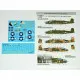 Decal for North American B-25C/D Mitchell Pin-Up Nose Art and Stencils 1/72 Scale Foxbot 72-025, Part 3