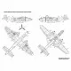 Decal for North American B-25C/D Mitchell Pin-Up Nose Art and Stencils 1/72 Scale Foxbot 72-026 Part 4