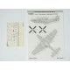 Decal for Stencils for North American P-51 Mustang 1/72 Scale Foxbot 72-046