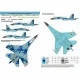 Decals for Sukhoi Su-27P, Ukranian Air Forces, digital camouflage 1/48 Scale Foxbot 48-047