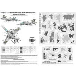 Us Stock Digital Masks For Su-25ub Blue 62, Ukranian Air Forces, Digital Camouflage Use/Foxbot Decal 1/48 Scale Foxbot Fm 48-010