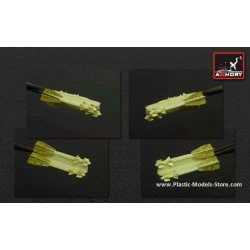 R-60 (AA-8 Aphid) Air to Air short range guided missile (IR guidance) + APU-60-II pylon for MIG, SU, YAK RESIN 1/72 Armory ACA7231b