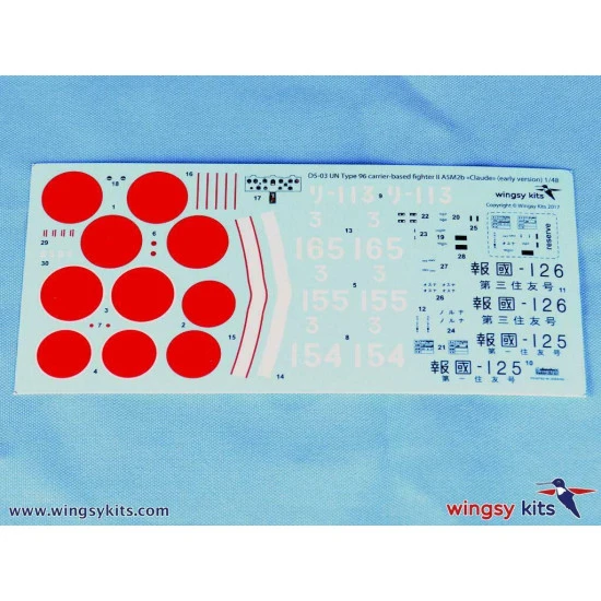 Wingsy Kits D5-03 1/48 IJN Type 96 carrier-based fighter II A5M2b Claude early