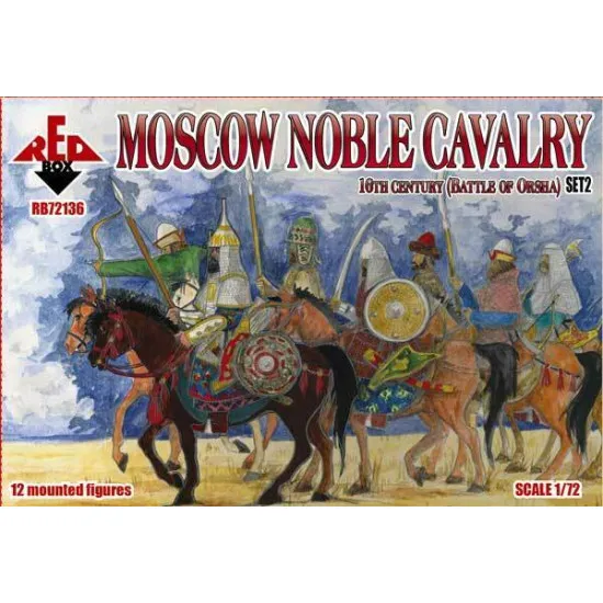Red Box 72136 - 1/72 - Moscow Noble Cavalry. 16 cent. (Battle of Orsha) Set 2