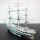 Paper Model Kit Sailing-screw frigate Oleg 1/200 Orel 300 Navy, Russia, 1860
