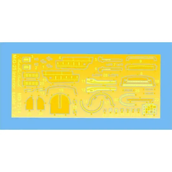 Bundle Metallic Details 1/72 MD7211+MD7212+MD7213+MD7214+MD7215 Detailing Set