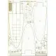 Laser Cutting for Orel 302/2 Steamboat Krasnoyarsk 1/200 Civil Fleet, USSR, 1959