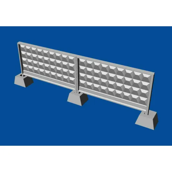 Bundle Metallic Details 1/72 MDR7207+MDR7208 Russian concrete fence P6Vm+P6V