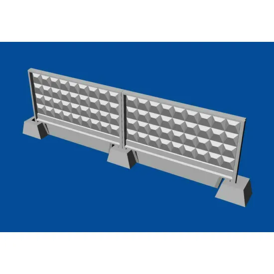 Bundle Metallic Details 1/72 MDR7207+MDR7208 Russian concrete fence P6Vm+P6V