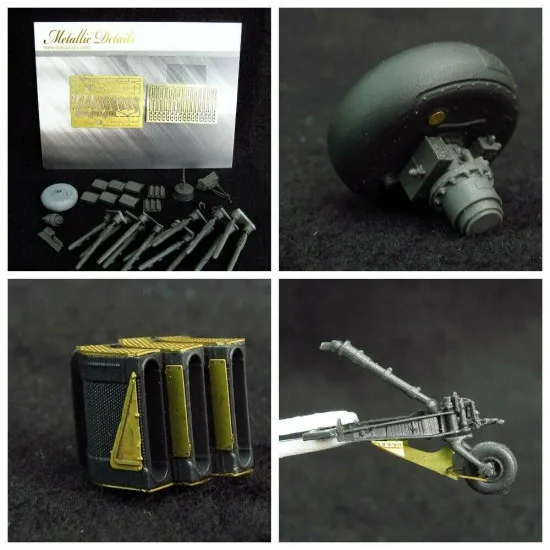 Bundle Metallic Details 1/72 MDR7220+MDR7221+MDR7222+MDR7223 for AH-64 Apache