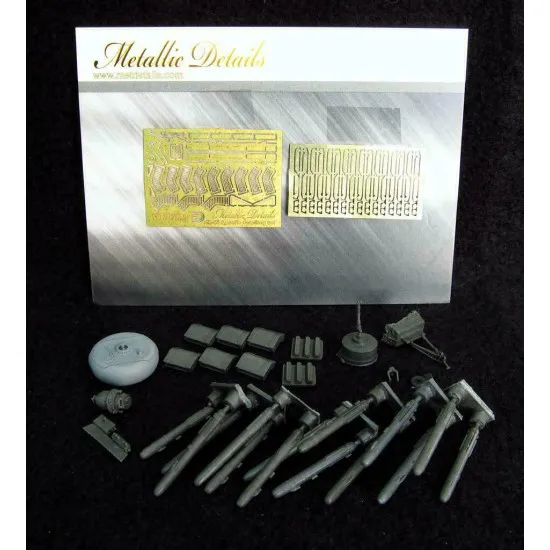 Bundle Metallic Details 1/72 MDR7220+MDR7221+MDR7222+MDR7223 for AH-64 Apache