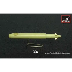 S-25L/LD Air to Surface missile, laser guidance for SU RESIN 1/72 Armory ACA7245