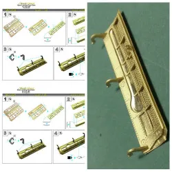 Bundle Metallic Details 1/48 MD4829+MD4830 F/A-18F Nose landing gear door