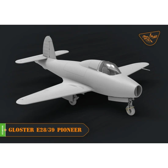 Clear Prop CP72007 - 1/72 Gloster E28/39 Pioneer scale model kit, Length 107 mm