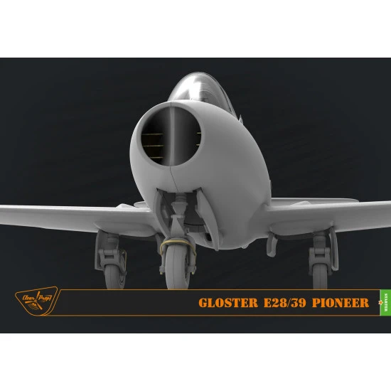Clear Prop CP72007 - 1/72 Gloster E28/39 Pioneer scale model kit, Length 107 mm