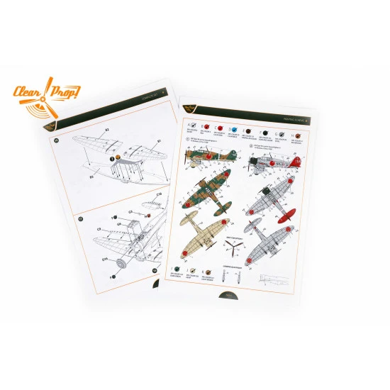 Clear Prop CP72008 1/72 A5M2b Claude early version scale model kit Length 105 mm
