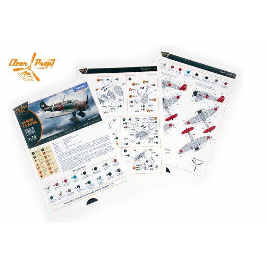 Clear Prop CP72008 1/72 A5M2b Claude early version scale model kit Length 105 mm