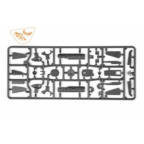 Clear Prop - Ki-51 Sonia CP72011 1/72 scale model kit, Length 128 mm