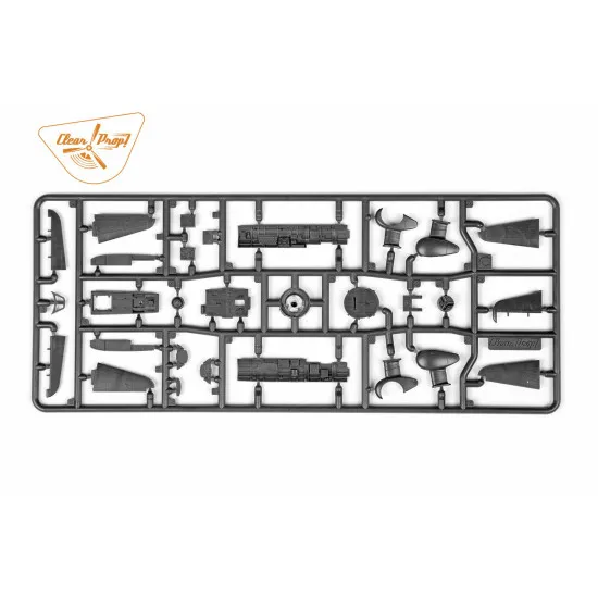 Clear Prop - Ki-51 Sonia CP72011 1/72 scale model kit, Length 128 mm
