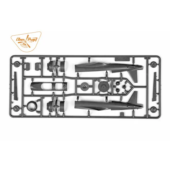 Clear Prop - Ki-51 Sonia CP72011 1/72 scale model kit, Length 128 mm