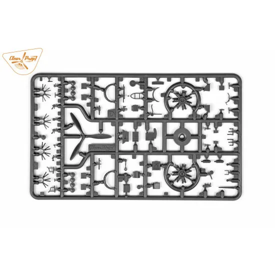 Clear Prop - Ki-51 Sonia CP72011 1/72 scale model kit, Length 128 mm