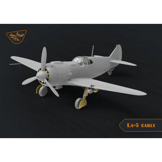 Clear Prop CP72014 - 1/72, La-5 early version scale model kit, Length 121 mm