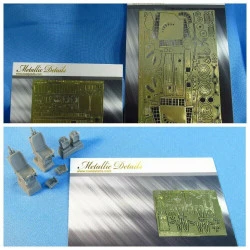 Bundle Metallic Details 1/48 MD4838+MD4839 Su-27 LG + Ejection seat K-36L-3.5