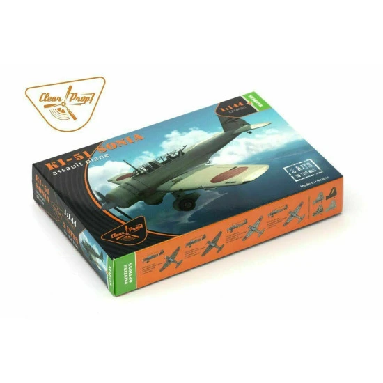 Clear Prop CP144001 - 1/144, Ki-51 Sonia (2 in box) scale model kit, Length 65 mm Clear Prop CP144001 - 1/144, Ki-51 Sonia (2 in box) scale model kit, Length 65 mm