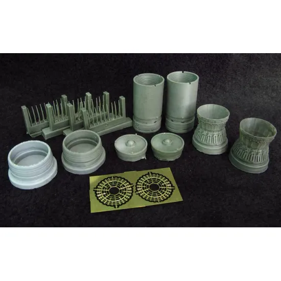 Bundle Metallic Details 1/48 MDR4827+MDR4828 F-15. Jet nozzles external flaps