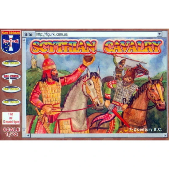 Bundle lot of Orion 72024+72025 VII-II Century AD Scythian Infantry+Cavalry 1/72