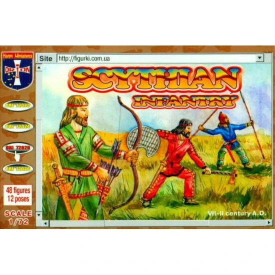 Bundle lot of Orion 72024+72025 VII-II Century AD Scythian Infantry+Cavalry 1/72