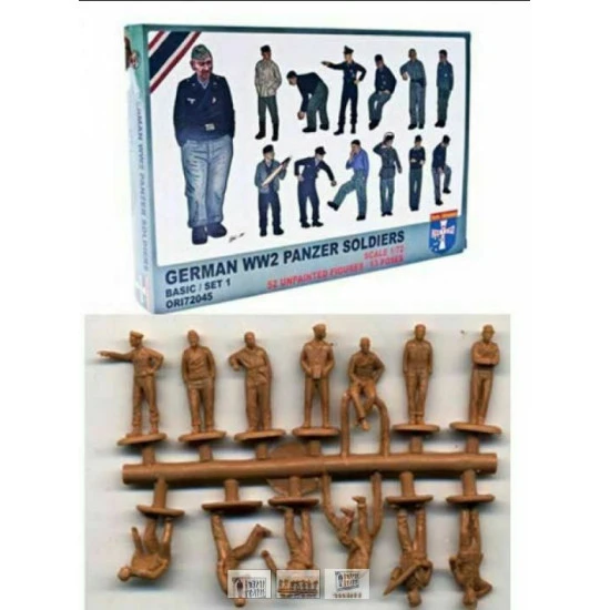 Bundle lot of Orion 72045+72047 WWII German Panzer Soldiers Basic Set 1,2 1/72 scale
