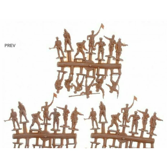 Bundle lot of Orion 72036+72042+72046 WWII Soviet Tankmen and Crew DshK AA 1/72